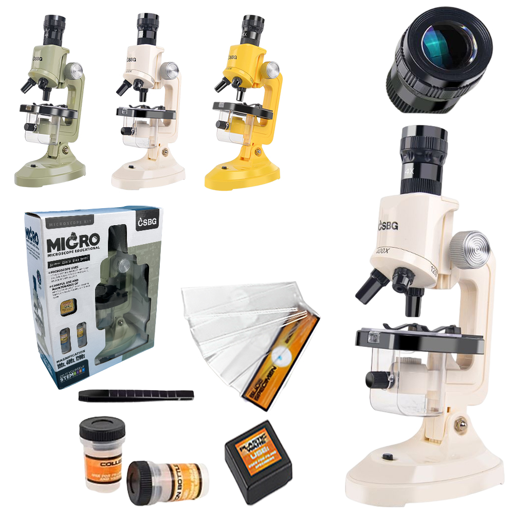 Ninyoon Large Eyepiece Microscope for Kids Best Gift Kid Microscope